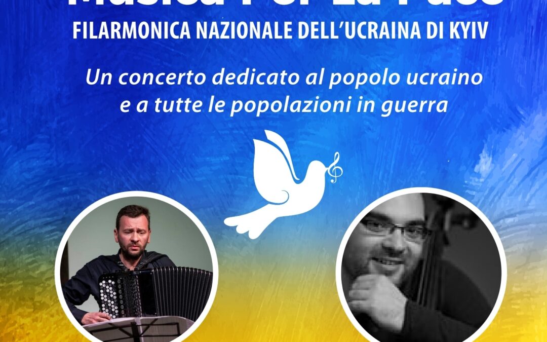 “Musica per la Pace”, a Palazzo dei Leoni il concerto degli artisti ucraini Igor Saienko e Viktor Rekalo