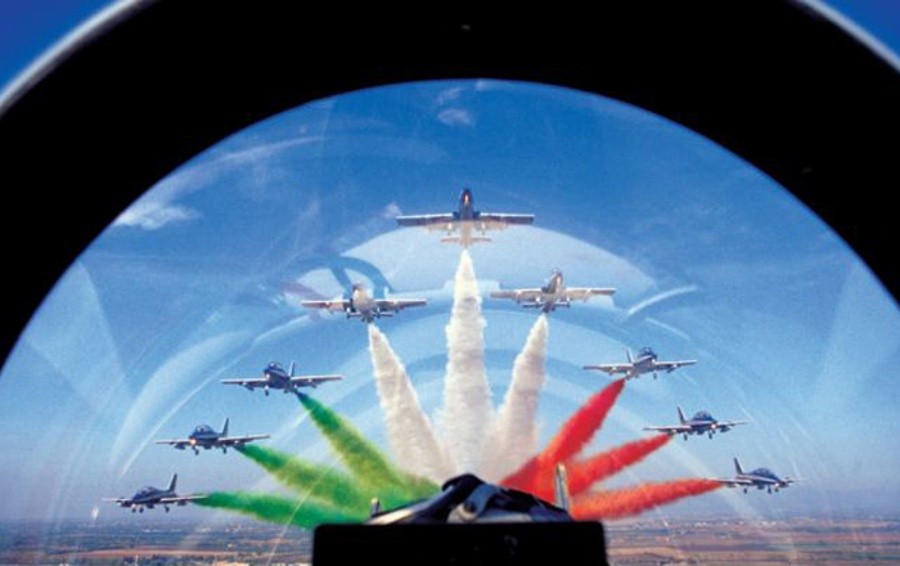 A Patti il simulatore delle Frecce Tricolore per il Centenario