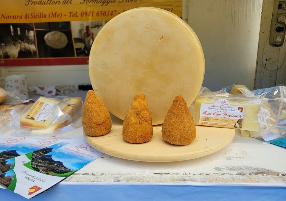 Il Maiorchino di Novara di Sicilia, uno degli ingredienti dell’Arancino dei record a Messina