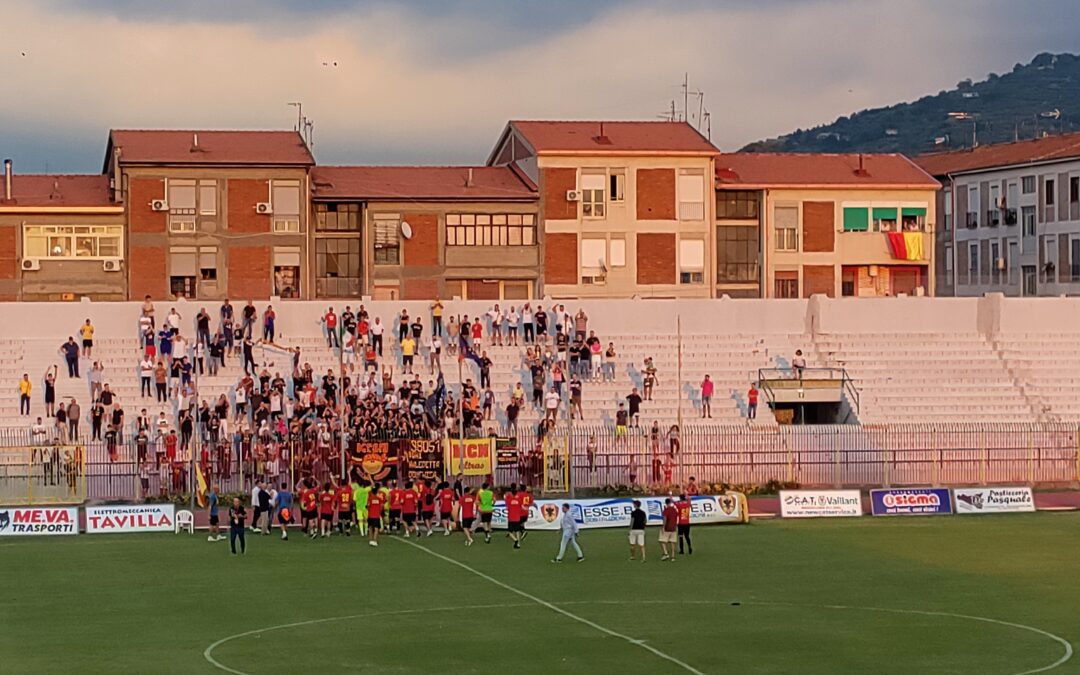 Calcio Serie D. La Nuova Igea Virtus supera la prova Gioiese, Isgrò-Longo e super Biondo la forza dei barcellonesi doc