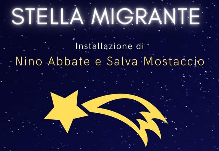 Barcellona PG. L’installazione “Stella Migrante” di Nino Abbate e Salva  Mostaccio insieme a Nuovi Presepi allo Studio d’Arte Epicentro