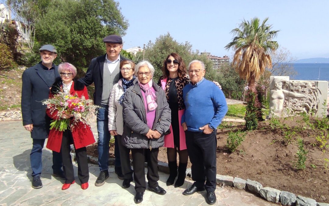 Milazzo. Inaugurata la scultura in memoria delle gelsominaie nella giardineria comunale