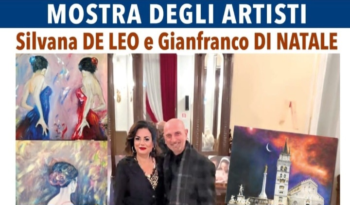 Messina. La Mostra Personale di Silvana De Leo e Gianfranco Di Natale al “Salotto Fellini” di Piazza Duomo