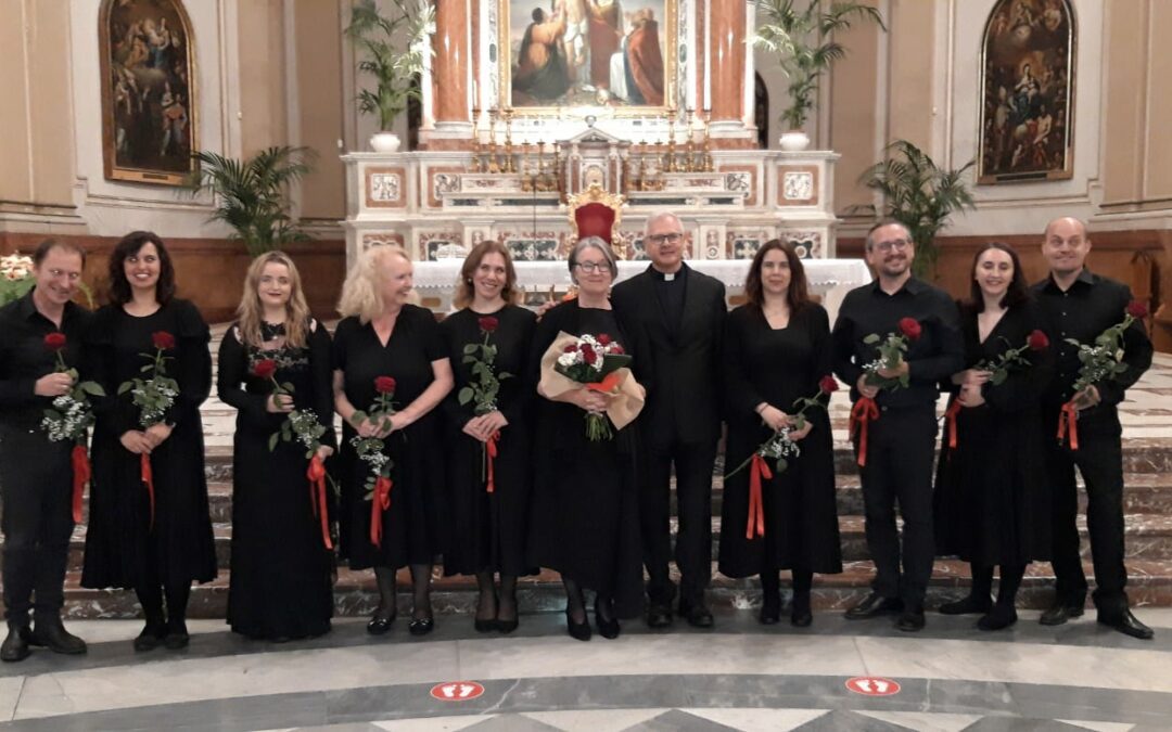 Barcellona PG. Gran concerto dei danesi “Suoni Vocal Ensemble” nella Basilica Minore di San Sebastiano 