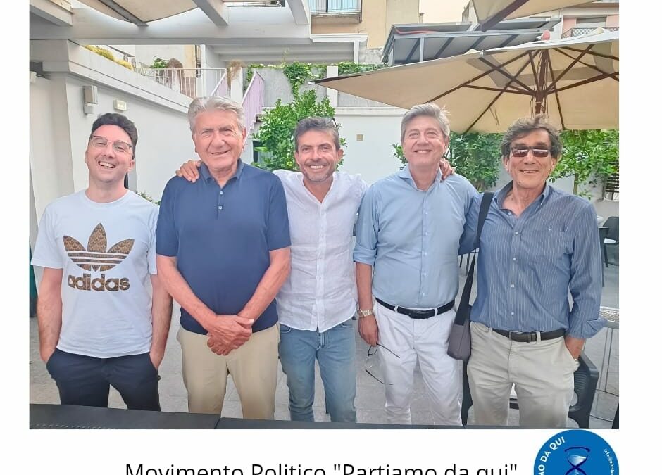 Milazzo. Novità nel Movimento Politico “Partiamo da qui”. Gianfranco Caruso nuovo Coordinatore del Circolo di Milazzo, Felice Nania Supervisore dei Circoli territoriali