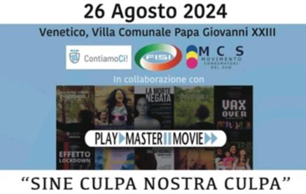 Venetico. L’evento “Sine Culpa Nostra” organizzato da ContiamoCi! e FISI alla Villa Comunale 