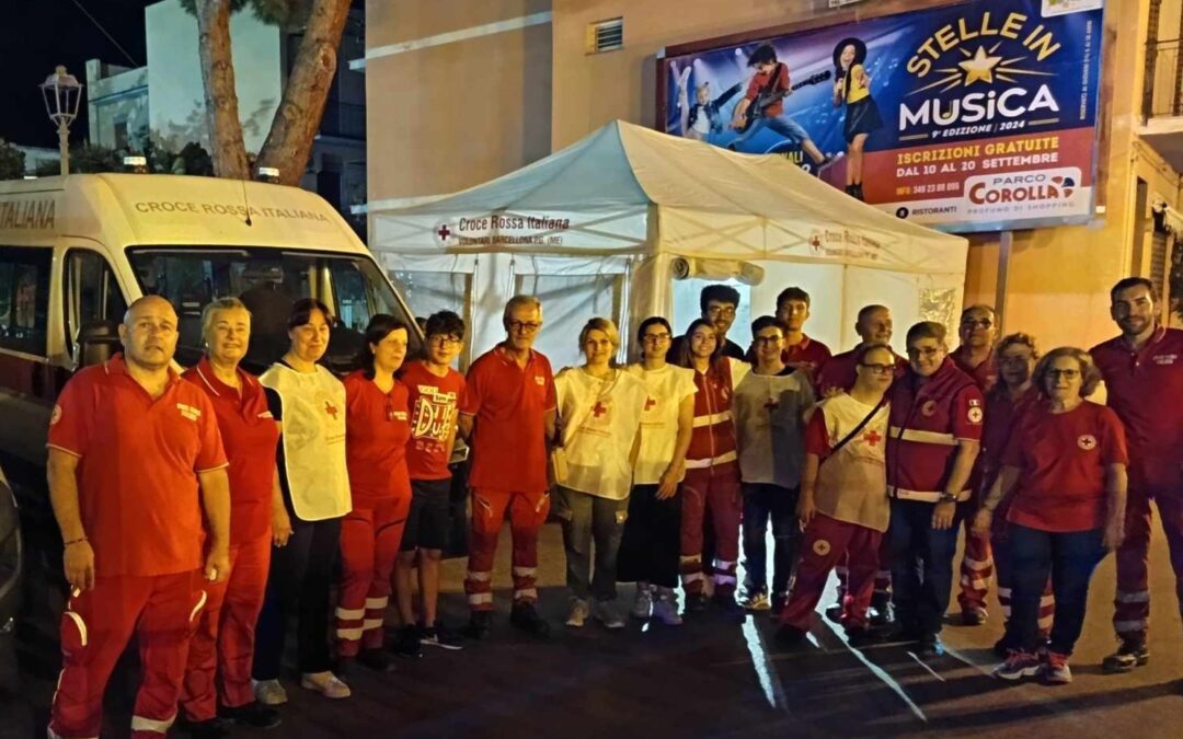 La Croce Rossa Comitato di Barcellona assiste i tanti pellegrini che si recano a Tindari nei giorni della festa 