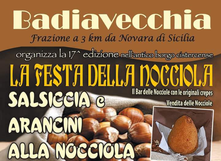 Novara di Sicilia. La 17^ Festa della Nocciola nell’antico borgo cistercense di Badiavecchia