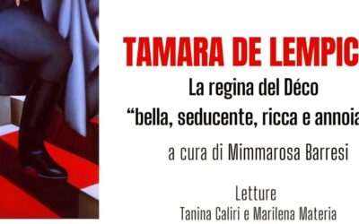 Barcellona PG. Torna la rassegna Fidapa ‘Un’opera al mese. Percorso d’arte tra immagini e parole’: Tamara de Lempicka alla Biblioteca Comunale 