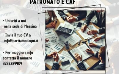 Il Movimento “Partiamo da Qui” cerca Operatori Esperti di Patronato e Caf per la sede di Messina