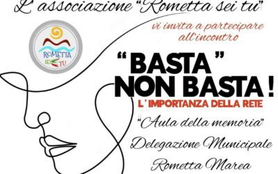 Rometta Marea. “Basta” alla violenza di genere! Come evitarne la retorica, in un incontro promosso da Rizzo