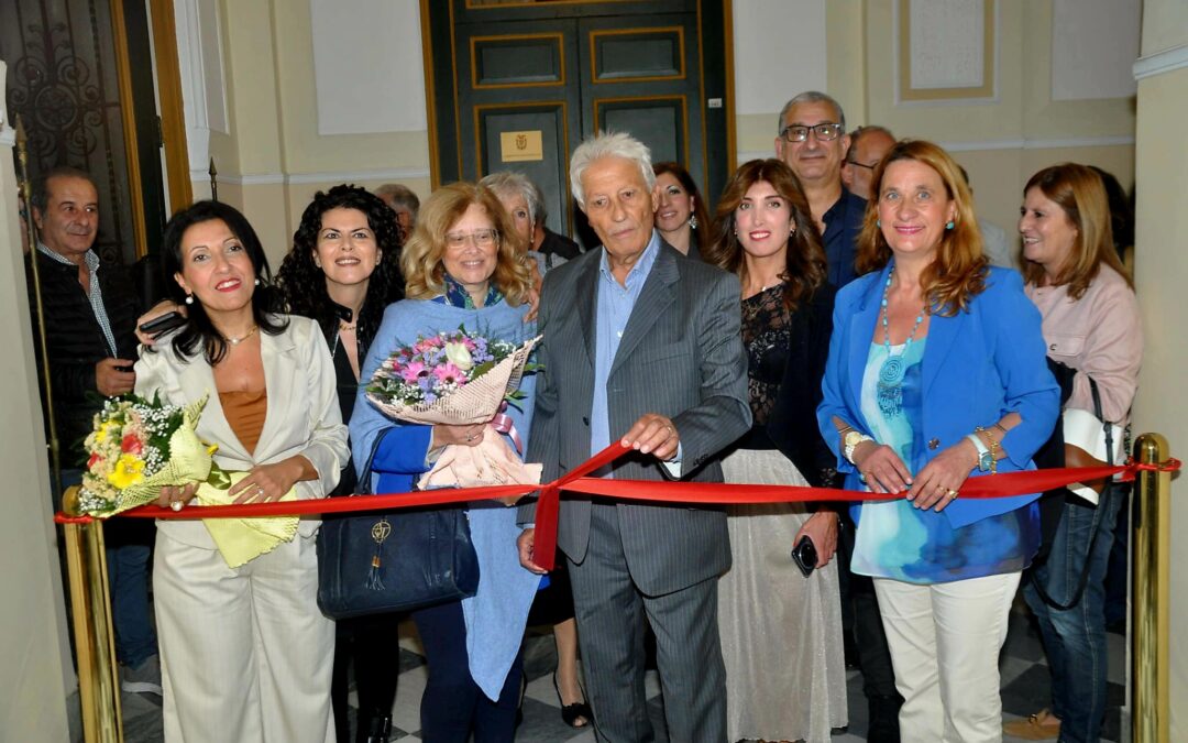 Messina. Vernissage inaugurale della mostra di Paolo Pergolizzi al Salone degli Specchi di Palazzo dei Leoni