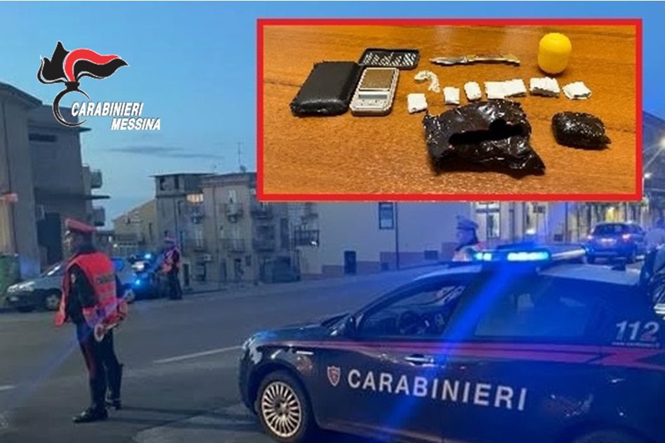 Acquedolci. Pusher con la droga al bar, 52enne arrestato