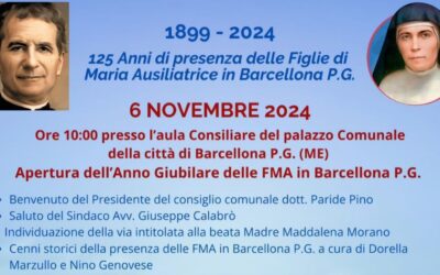 125 anni di presenza delle Figlie di Maria Ausiliatrice a Barcellona Pozzo di Gotto 