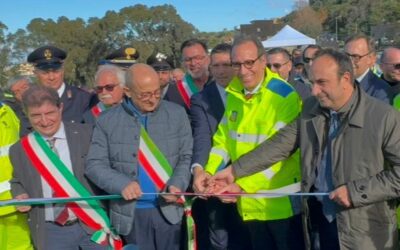 Terme Vigliatore. Inaugurato il Ponte Termini sul torrente Patrì: “infrastruttura moderna al servizio del territorio”