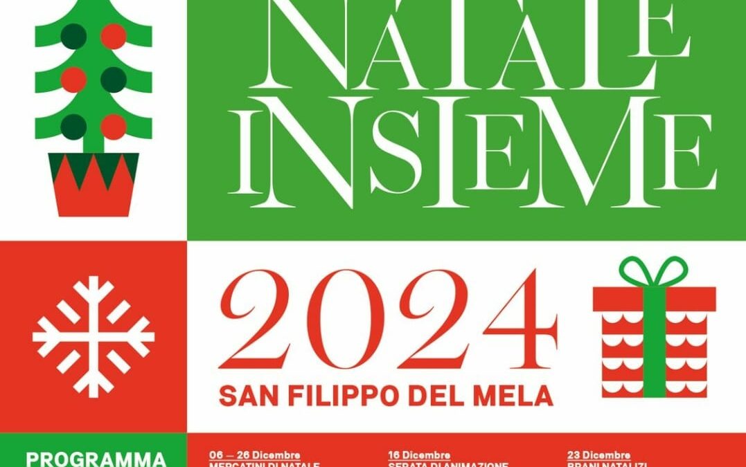 San Filippo del Mela. “Natale Insieme”, ricco programma di eventi tra musica, food, animazione e il Presepe vivente “Il sogno di Maria”